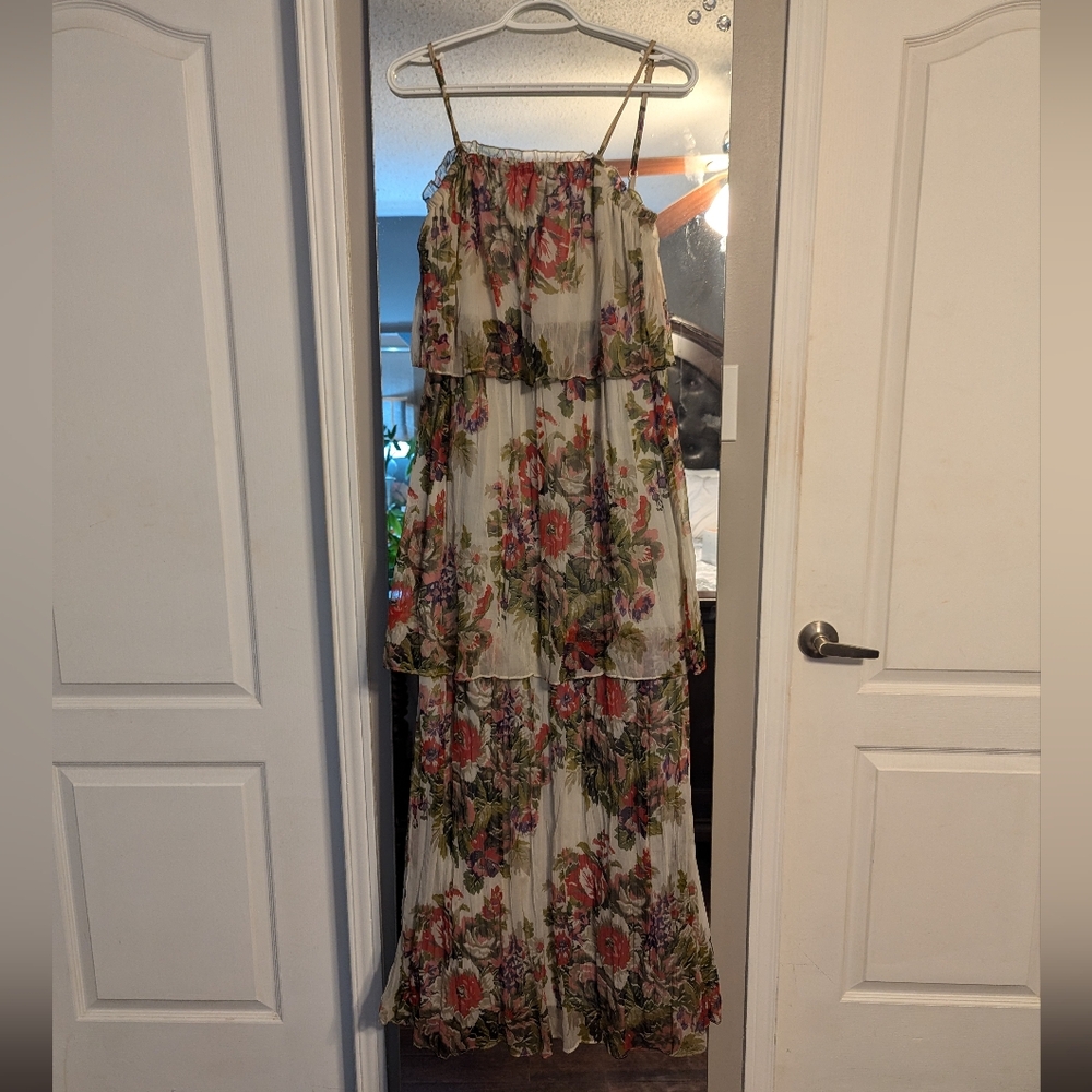 Floral flowy maxi
